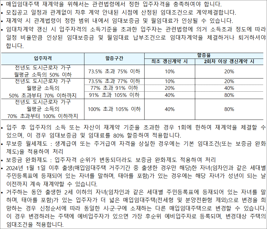 고령자 매입임대주택 갱신계약 고령자 매입임대주택 갱신계약